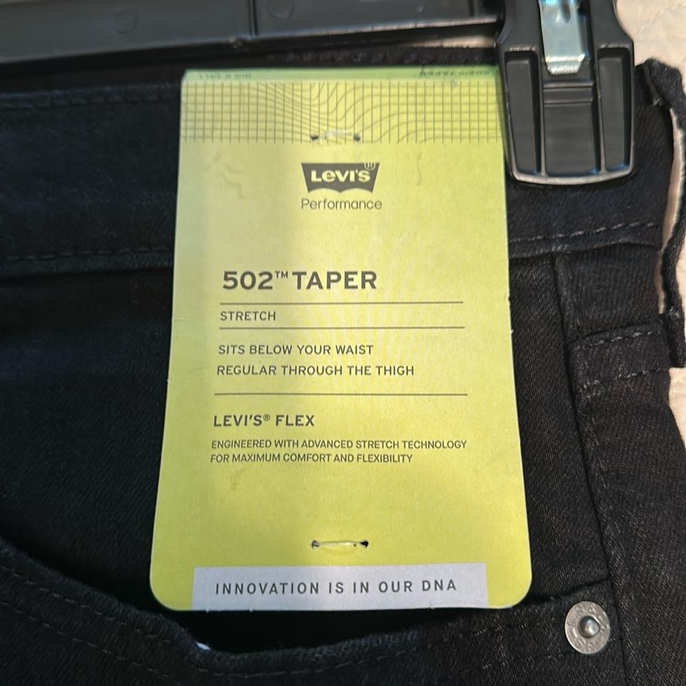 Levi’s 502 Taper Stretch Jeans 54x29 NWT - Picture 8 of 13